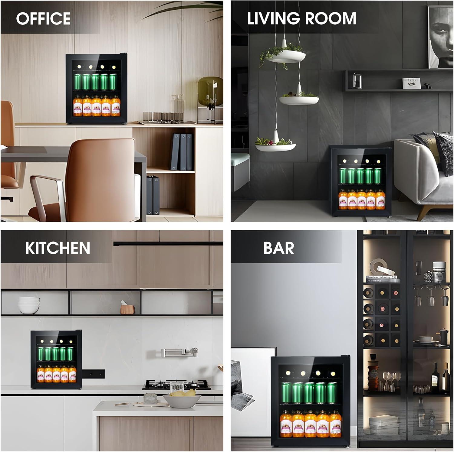 HCK 48L Mini-Getränkekühlschrank Bar-Kühlschrank (Vorbestellung möglich – Lieferung in etwa einem Monat)