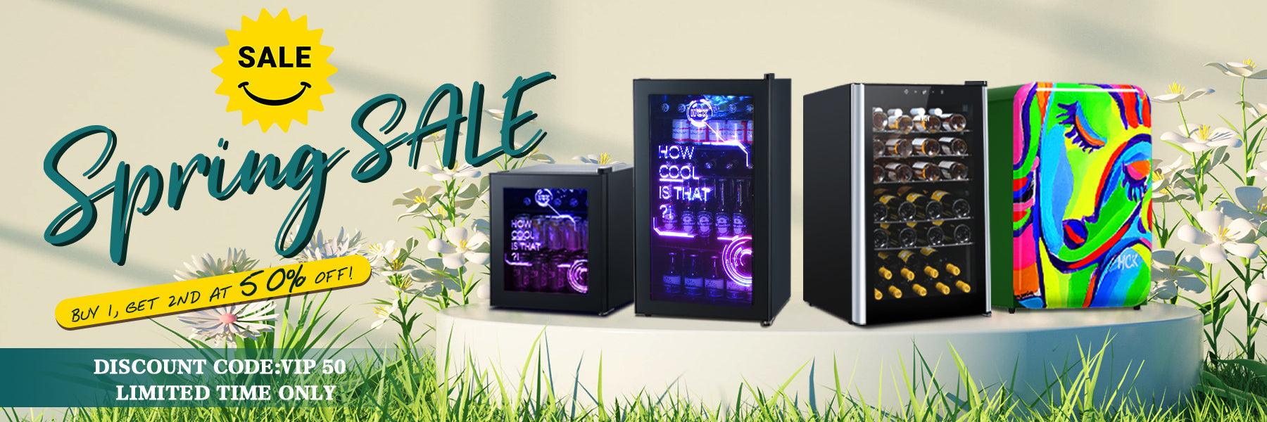 Spring Sale: Bis zu 50% Rabatt auf Mini-, Retro- und Weinkühlschränke!