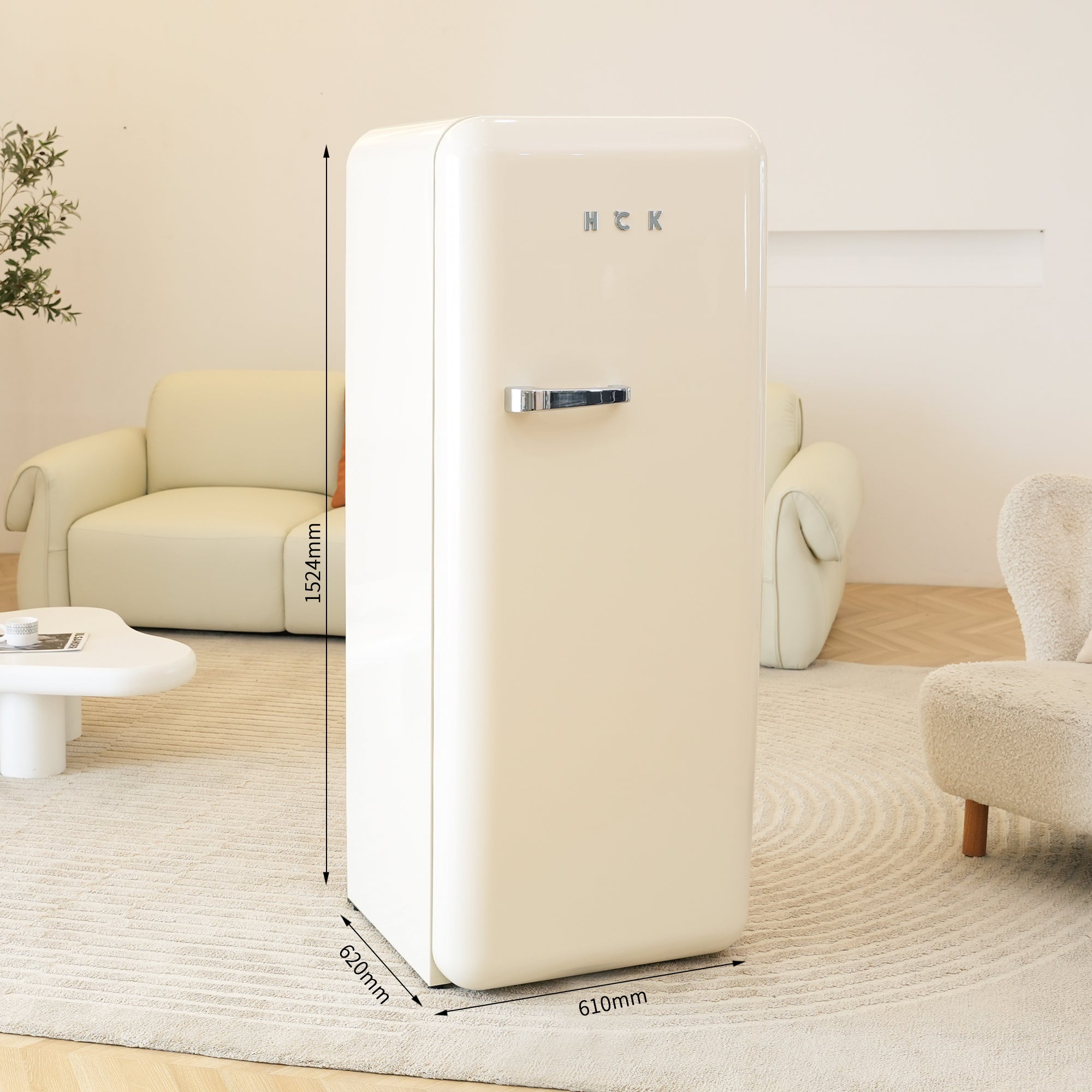 10 Cu.Ft Single Door Refrigerator with Freezer