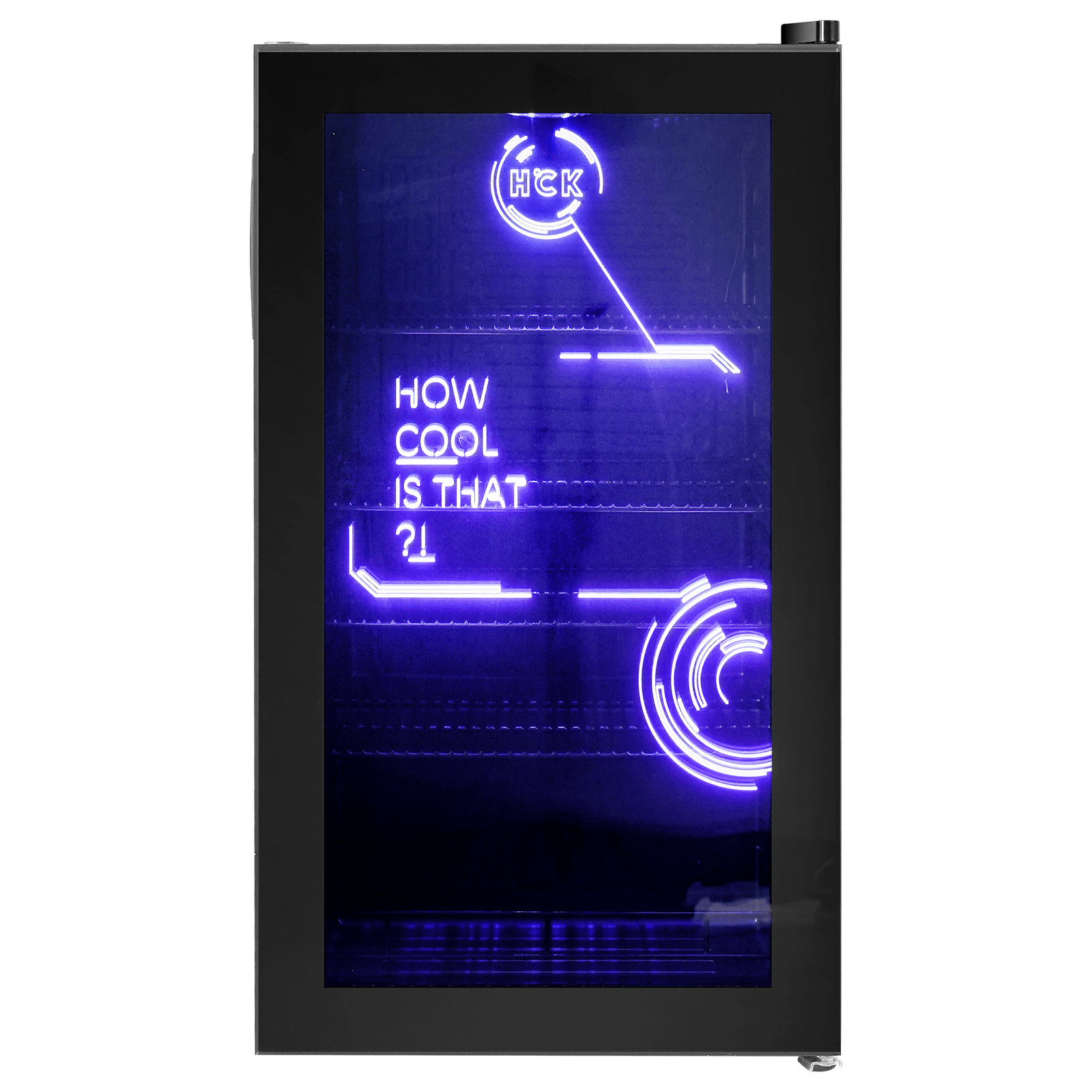 98L Cyberpunk Low-E Glass Door Beverage Fridge