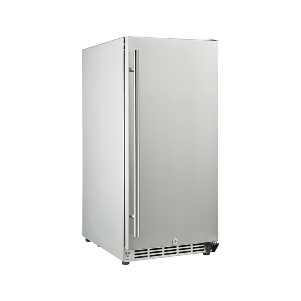 Side view of a 3.2 Cu Ft Undercounter Beverage Outdoor Refrigerator