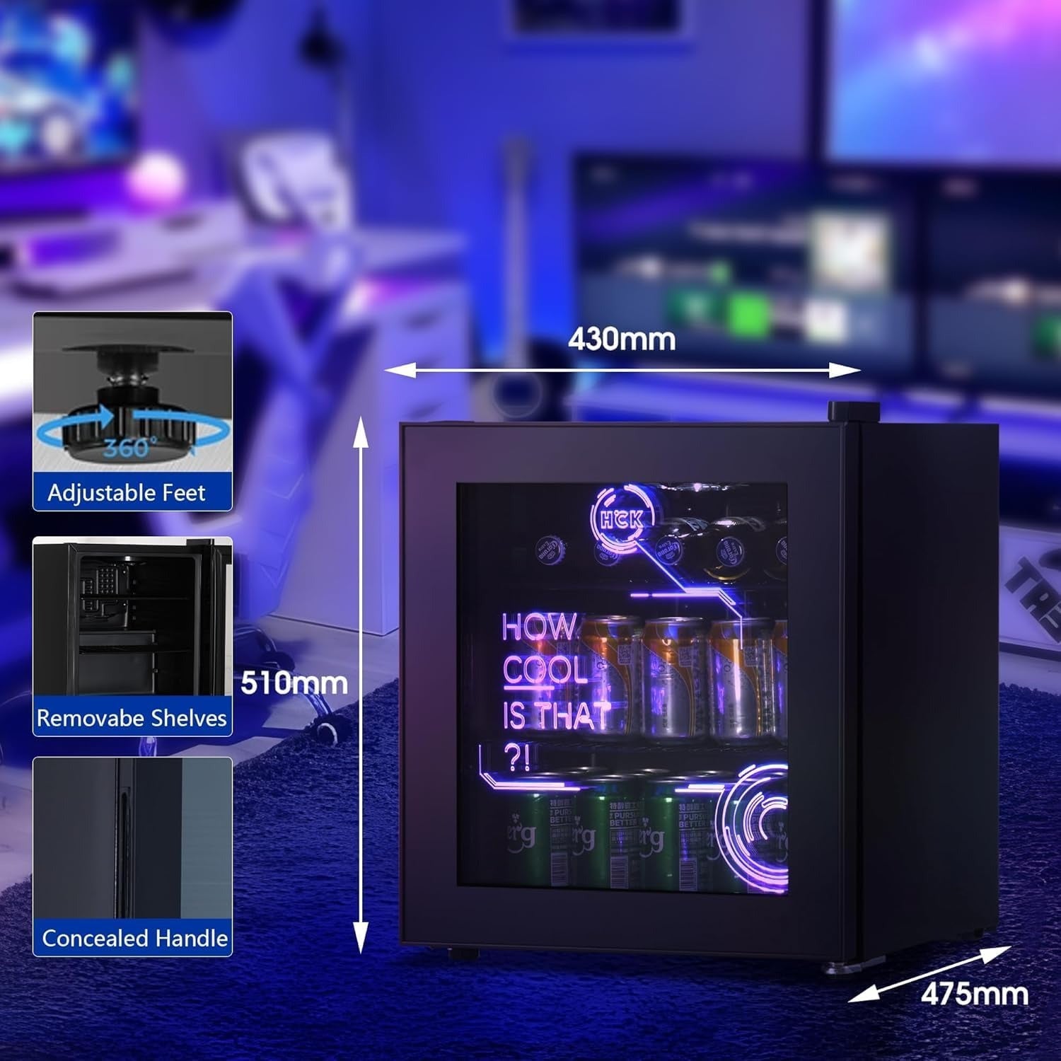 Featuring ambient LED lighting, energy-efficient cooling tech, and a standout design, this fridge balances style and functionality. It’s not just an appliance — it’s part of your lifestyle.