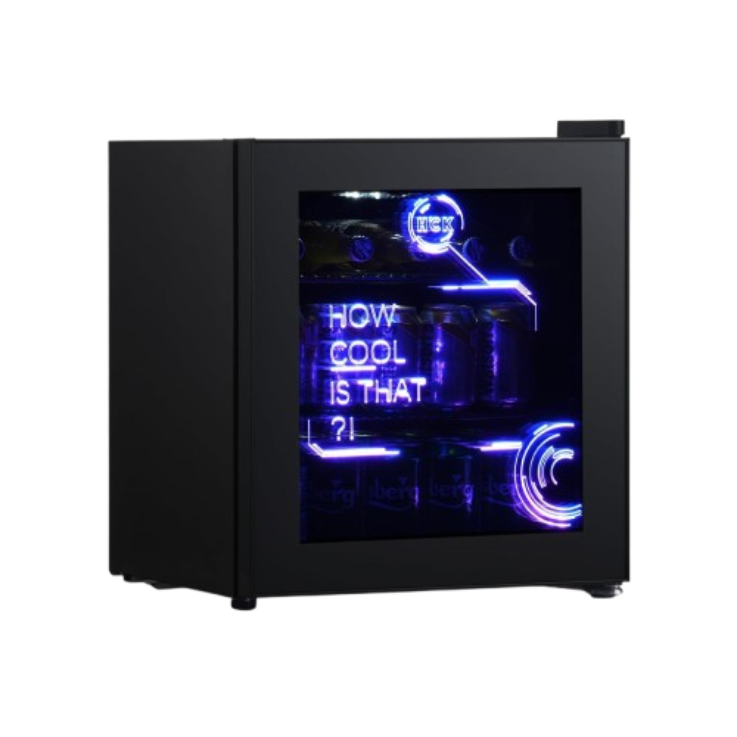 HCK 48L Cyberpunk Mini Fridge Bar Refrigerator (Without remote control)