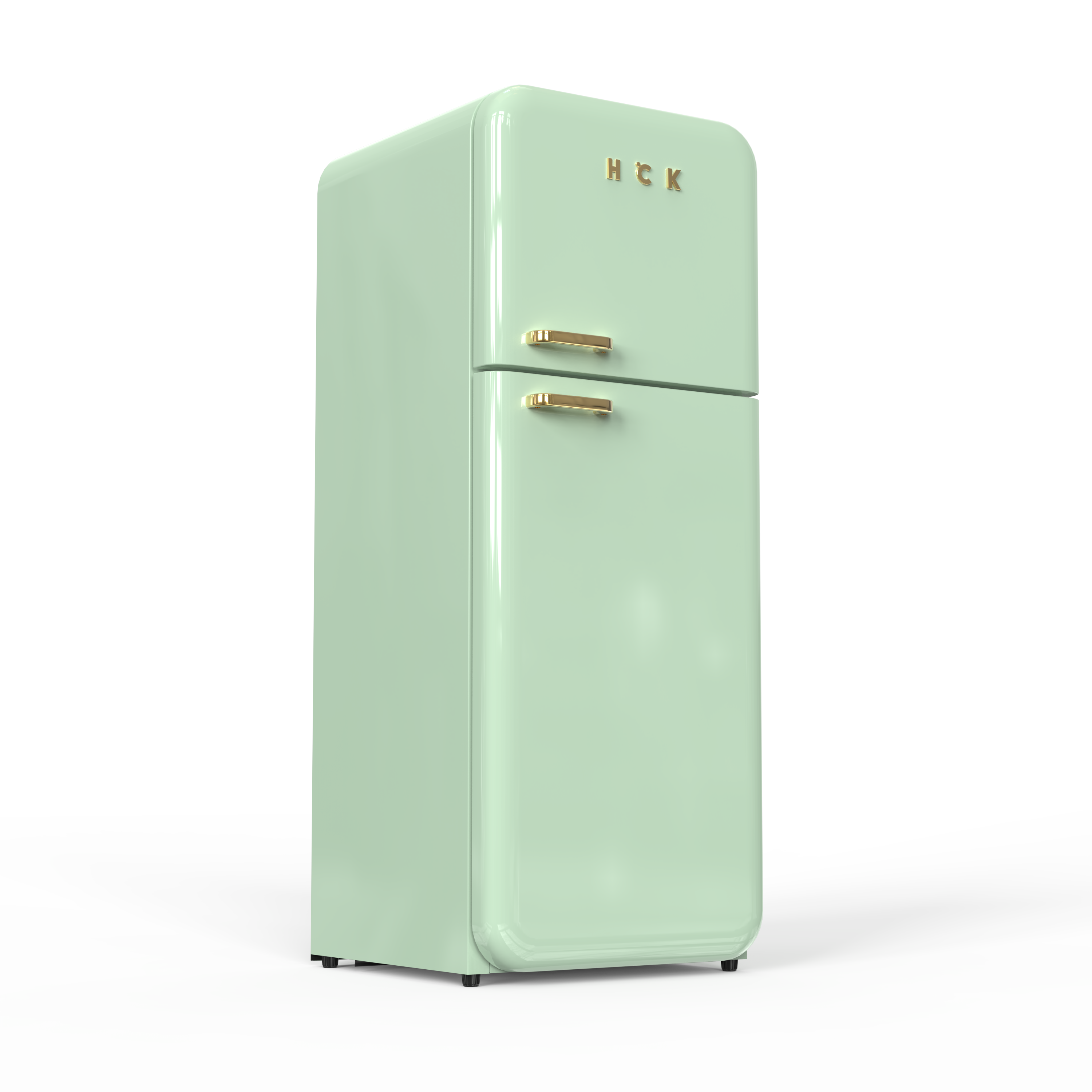 HCK Retro Refrigerator 192L,Suitable for Home Office College BCD-192RS